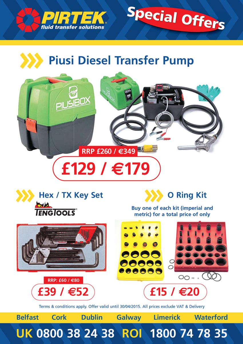 Latest Offers from Pirtek Dublin Pirtek