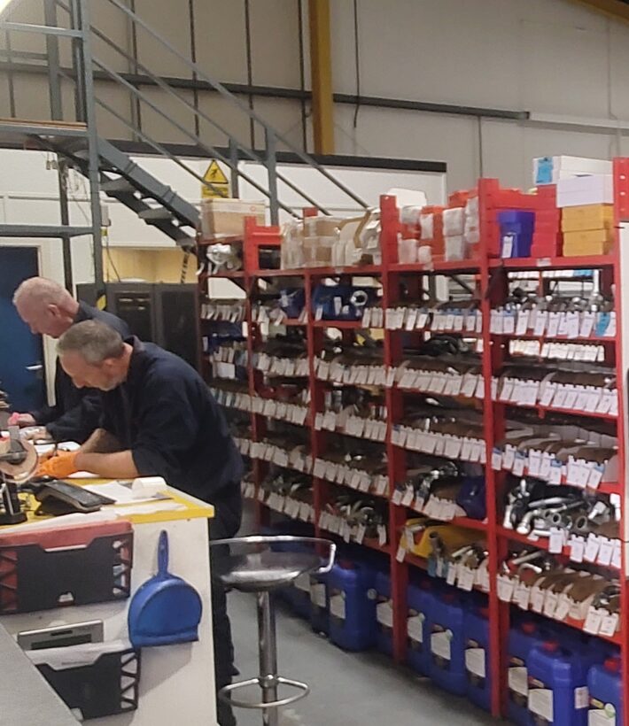 AK and LT at Trade Counter