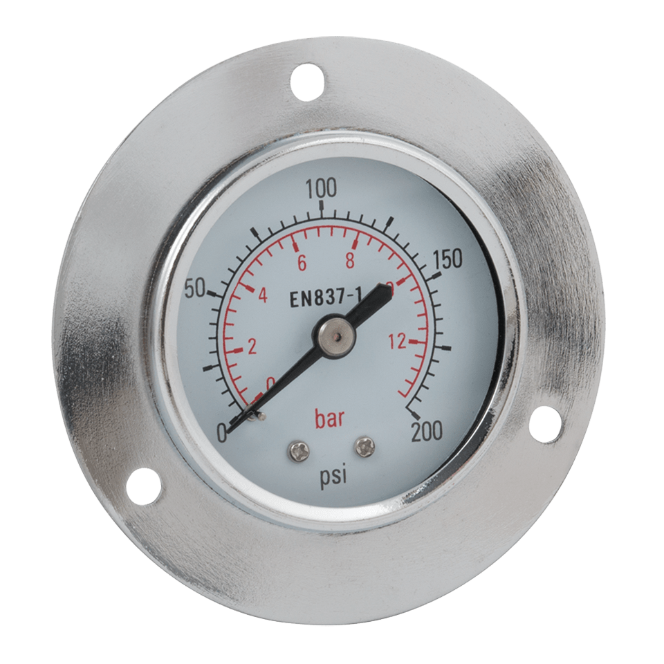 Flange Type Pressure Gauges, Centre Back Connection Pirtek
