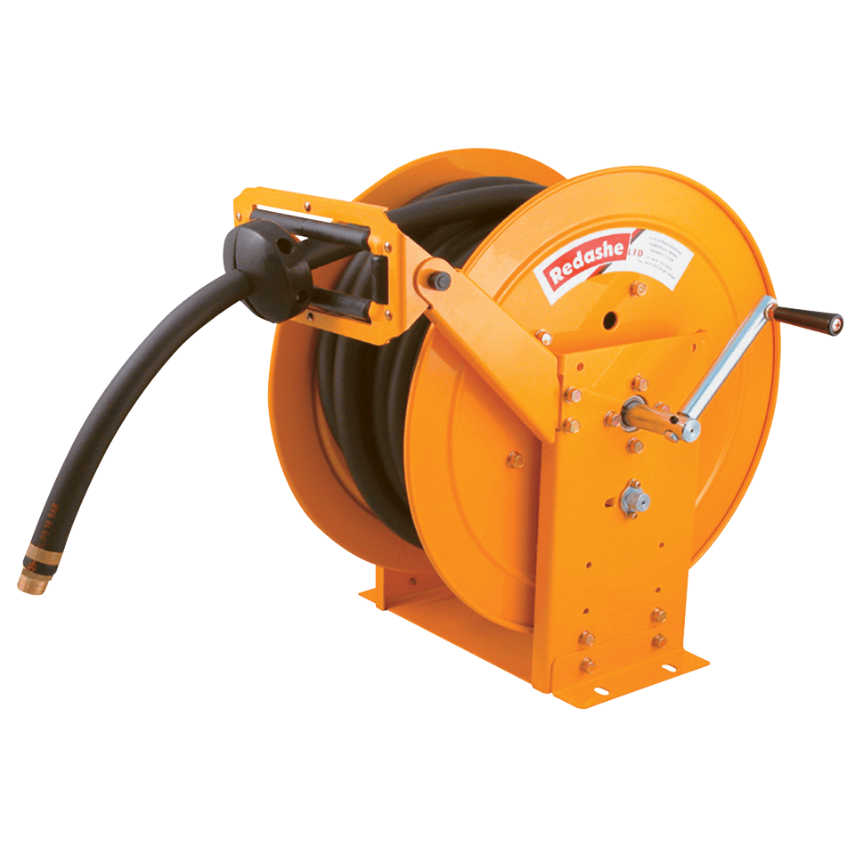 High Capacity, High Visibility Rewind Hose Reels Pirtek