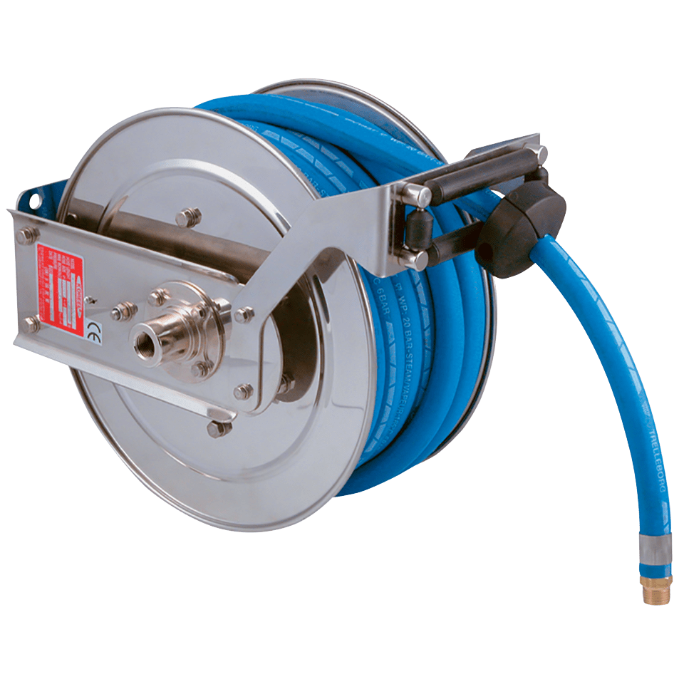 Compact Stainless Steel Hose Reels Pirtek